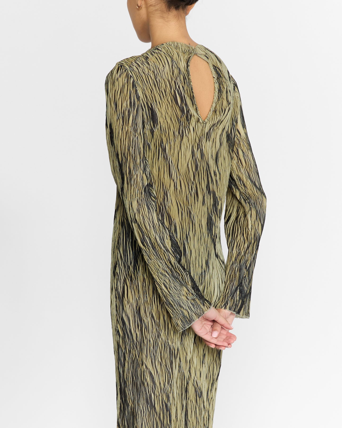 LEIGHTON PLISSE DRESS