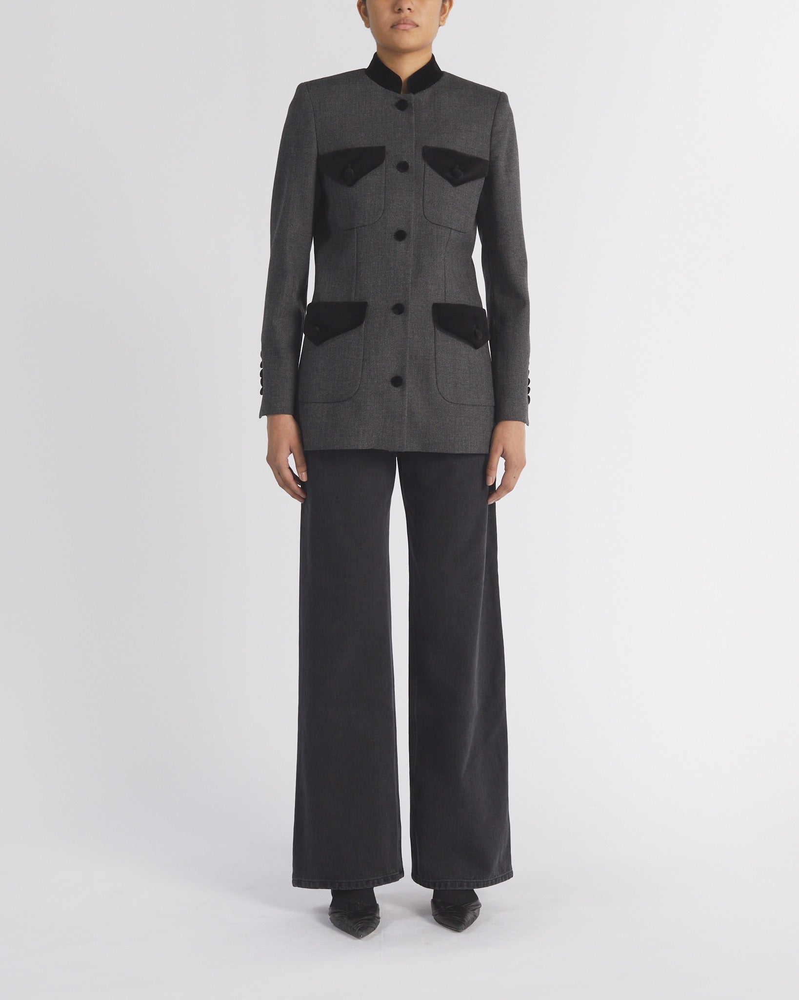 Grey Raja Signature Jacket | Liberowe – LIBEROWE
