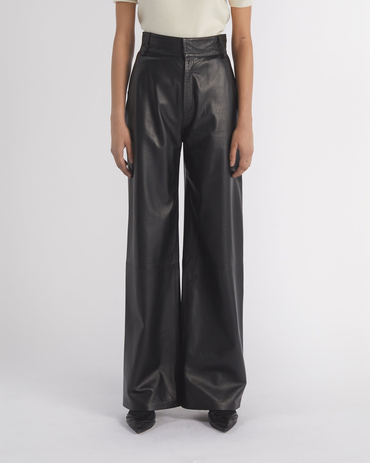 ALBA LEATHER TROUSERS