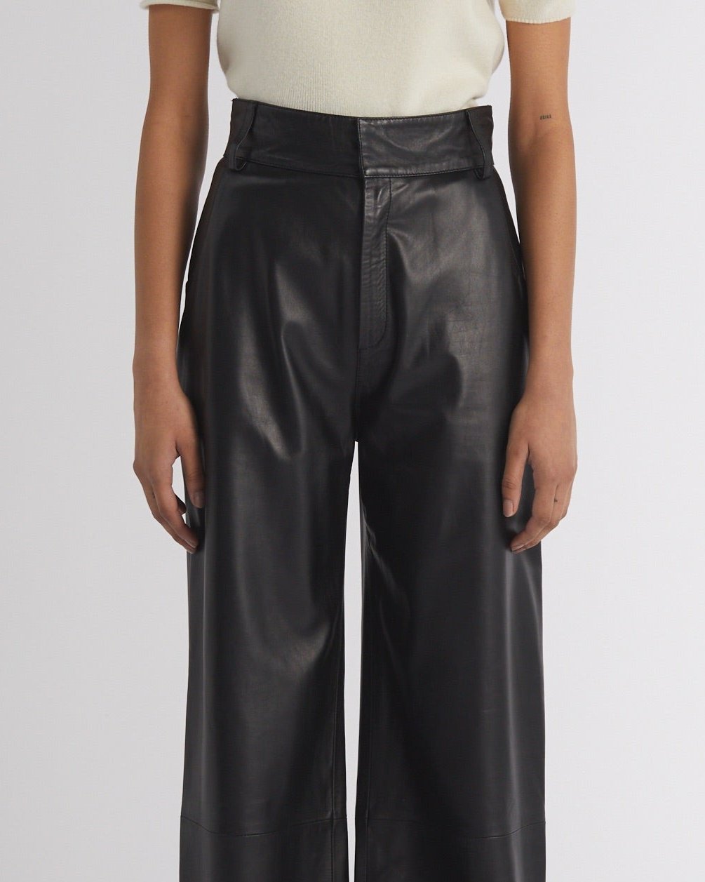 ALBA LEATHER TROUSERS