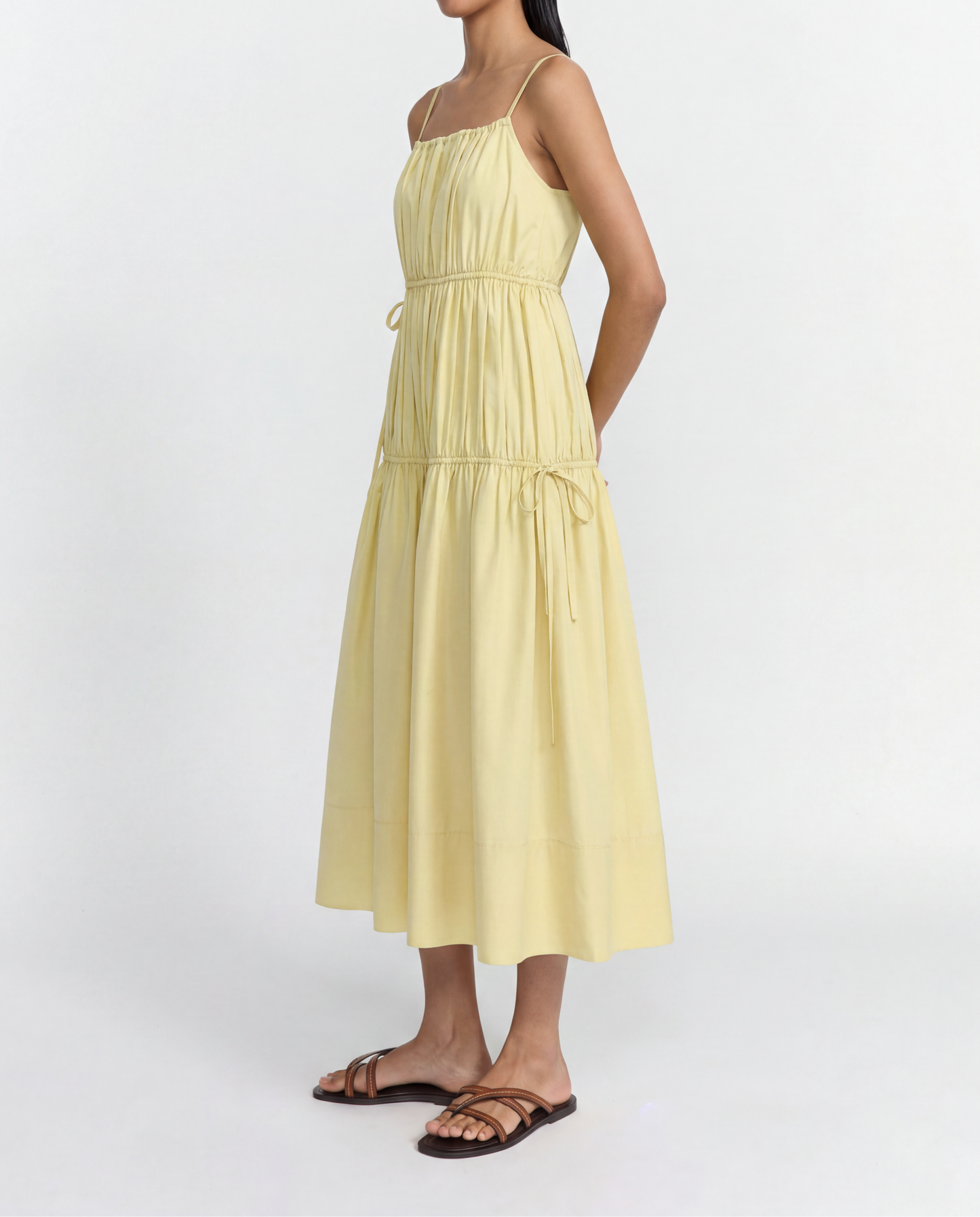 ELLA SILK TIE DRESS