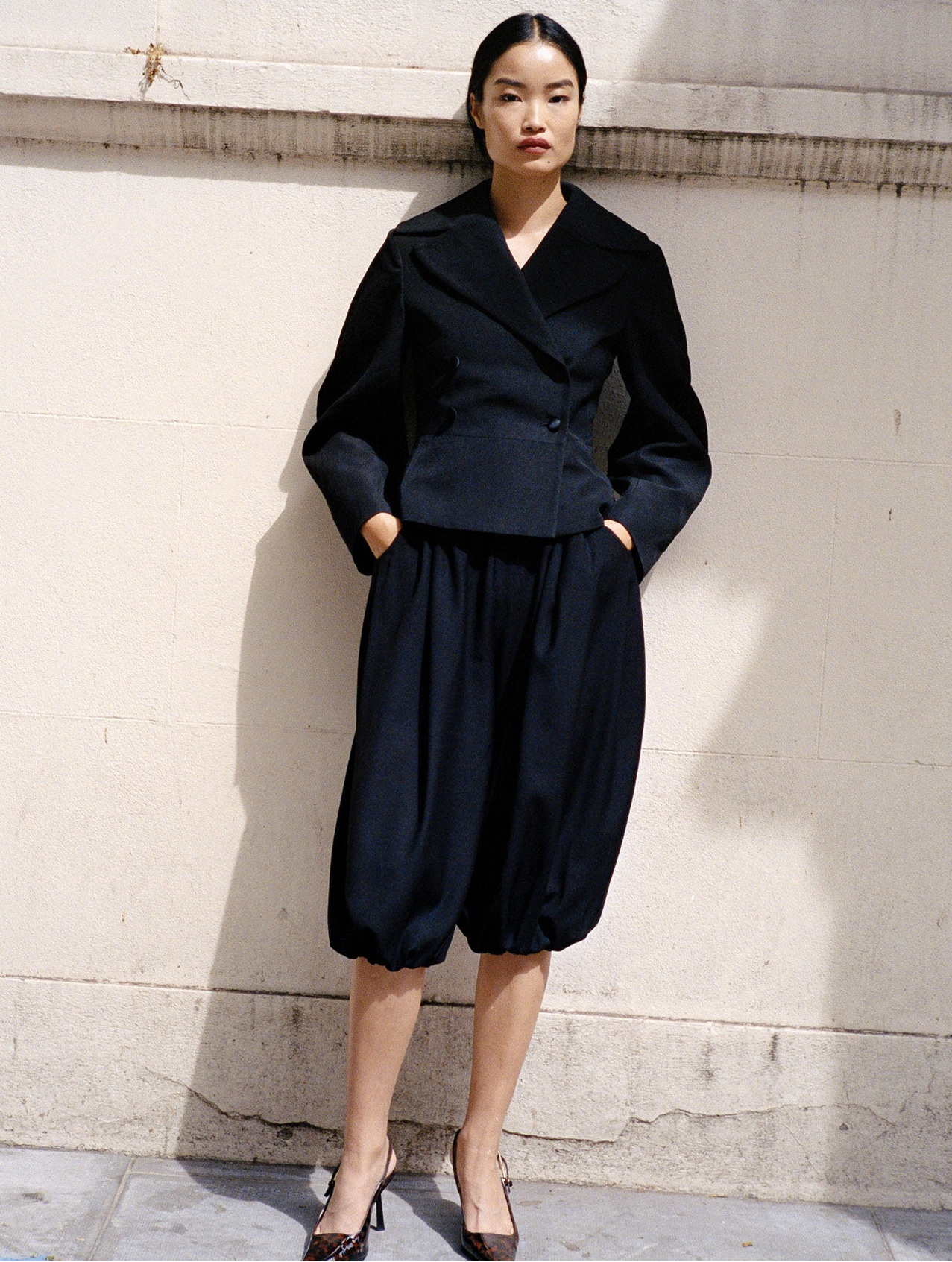 ARDEN BALLOON TROUSERS BLACK