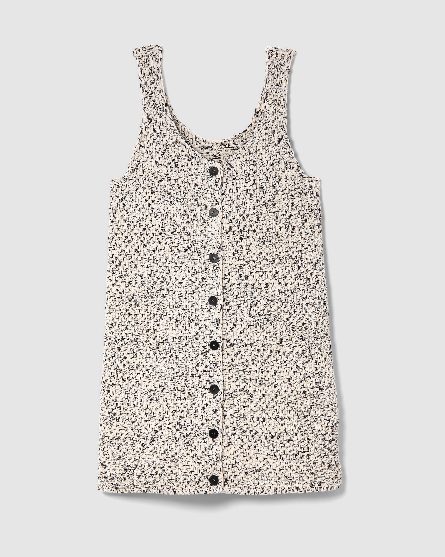 BUTTON DOWN KNIT DRESS
