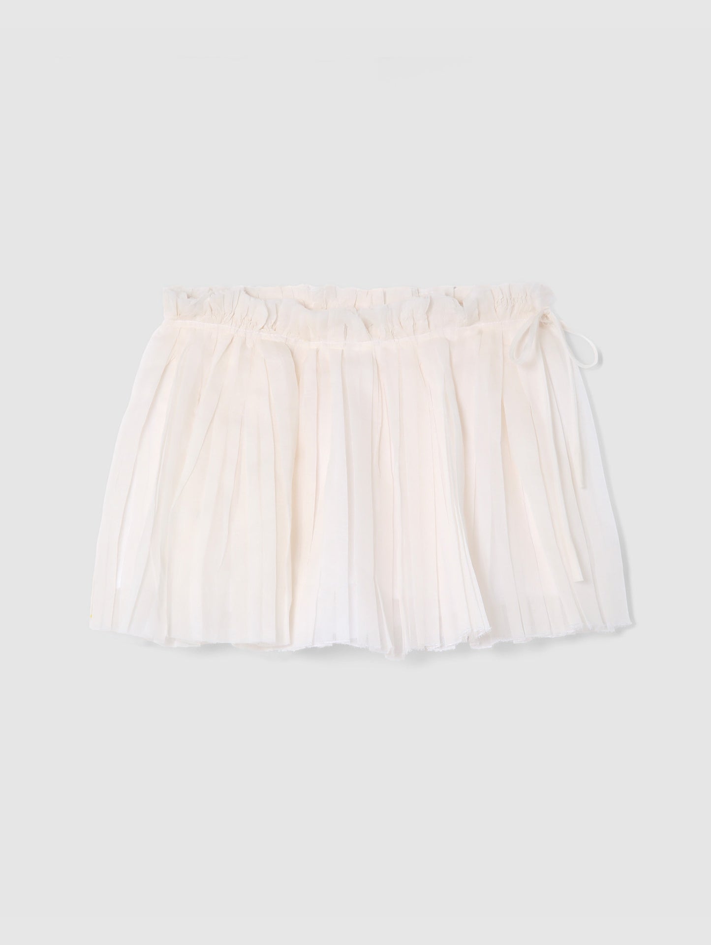 CLAUDIA PLEATED ORGANZA SHORTS