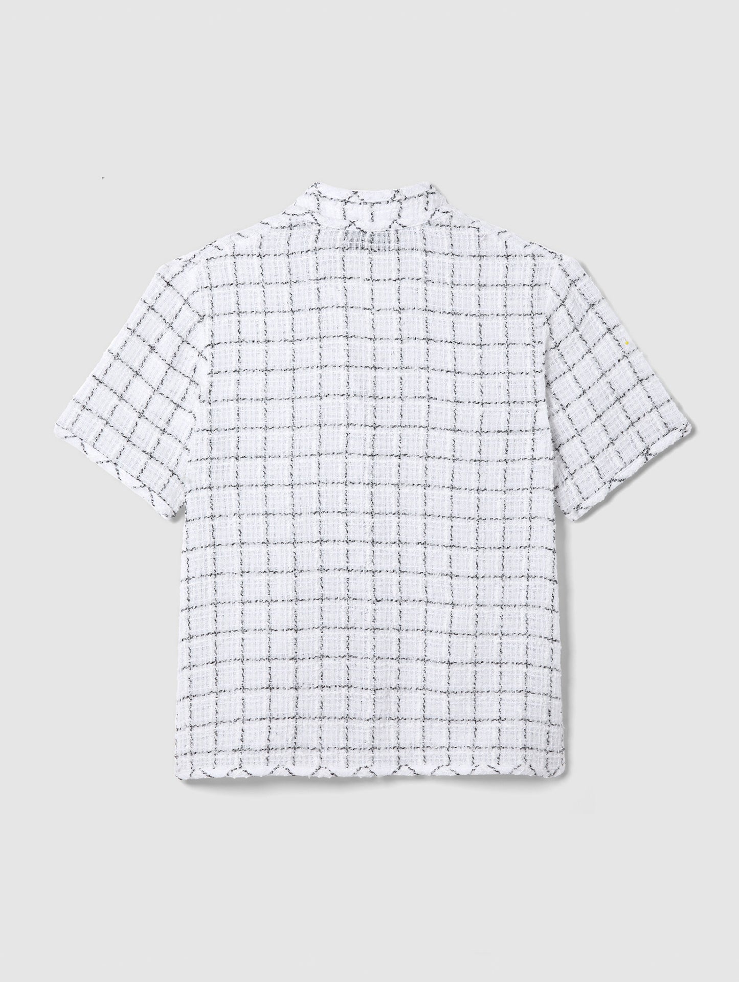 WHITE TWEED HETTY SHIRT