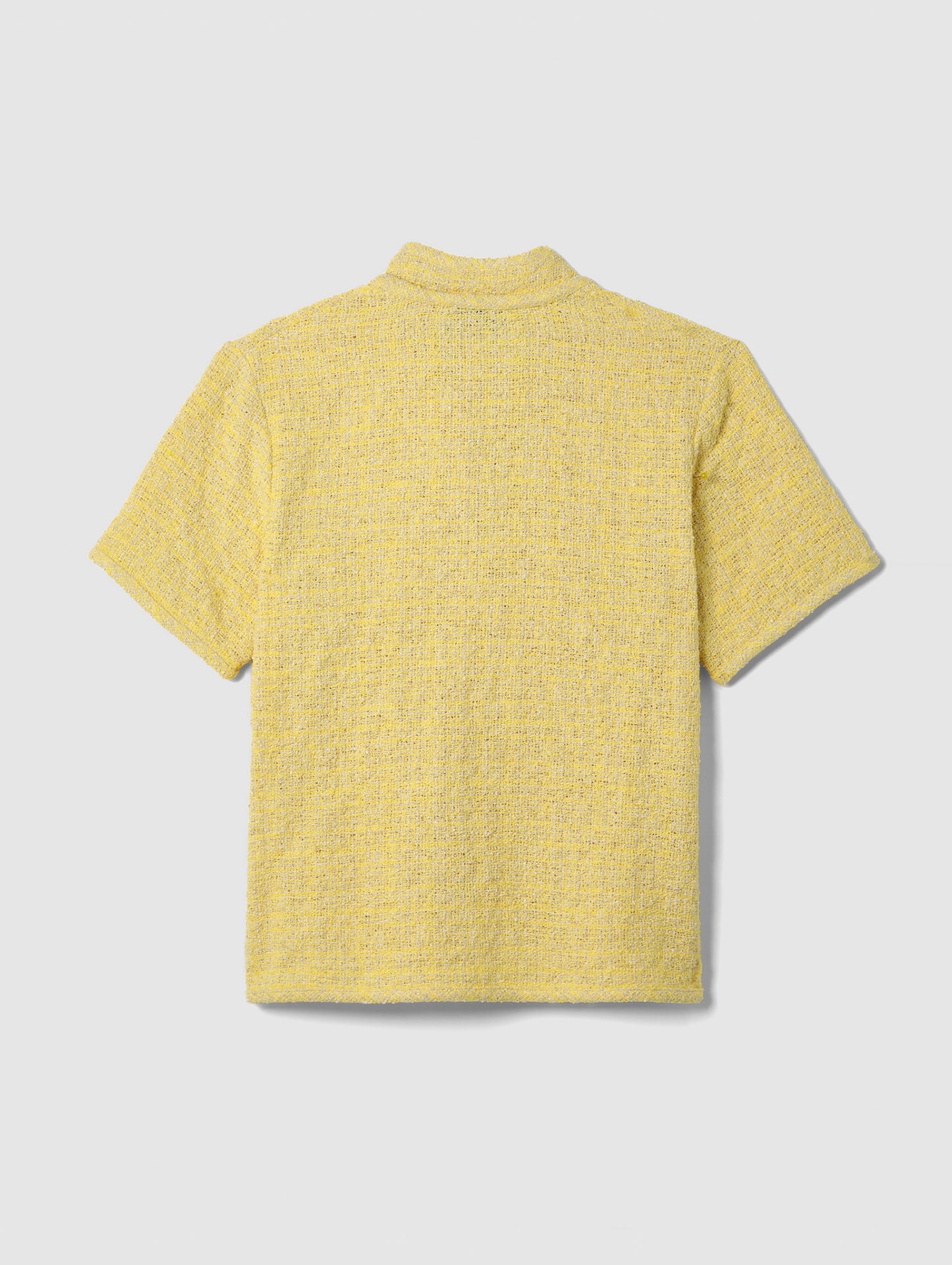 YELLOW TWEED HETTY SHIRT
