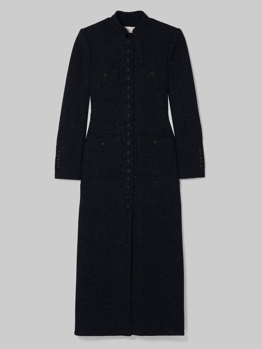 SHIMMER TWEED IMPERIAL COAT