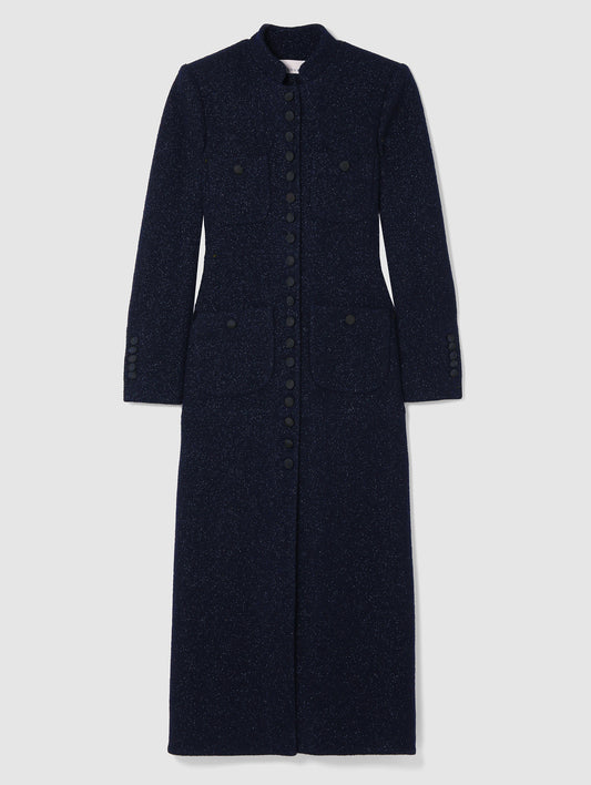SHIMMER TWEED IMPERIAL COAT