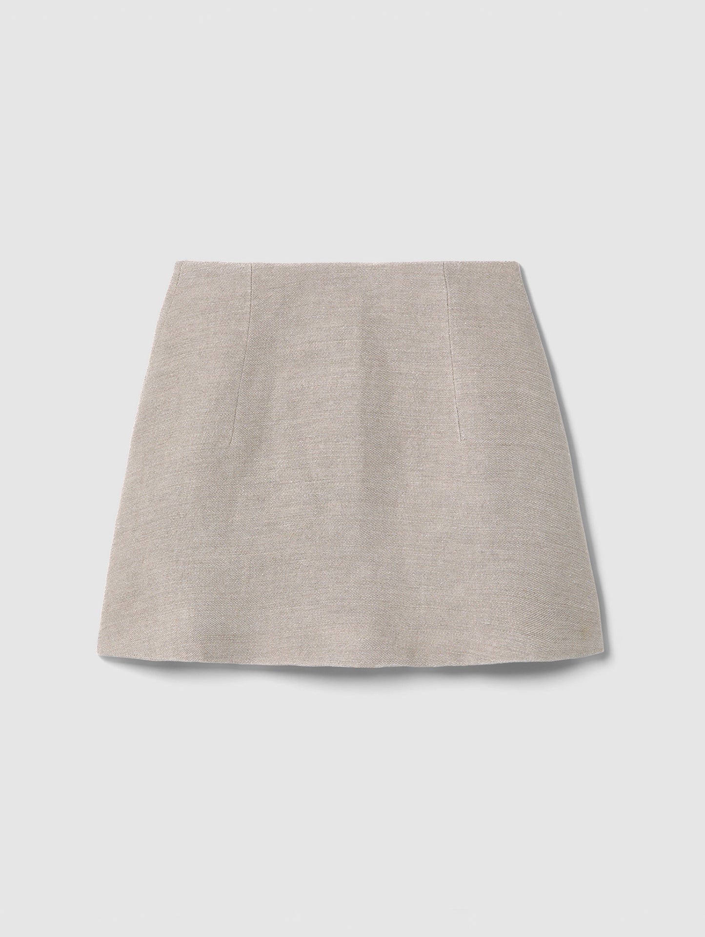 RAW LINEN MAHA MINI SKIRT