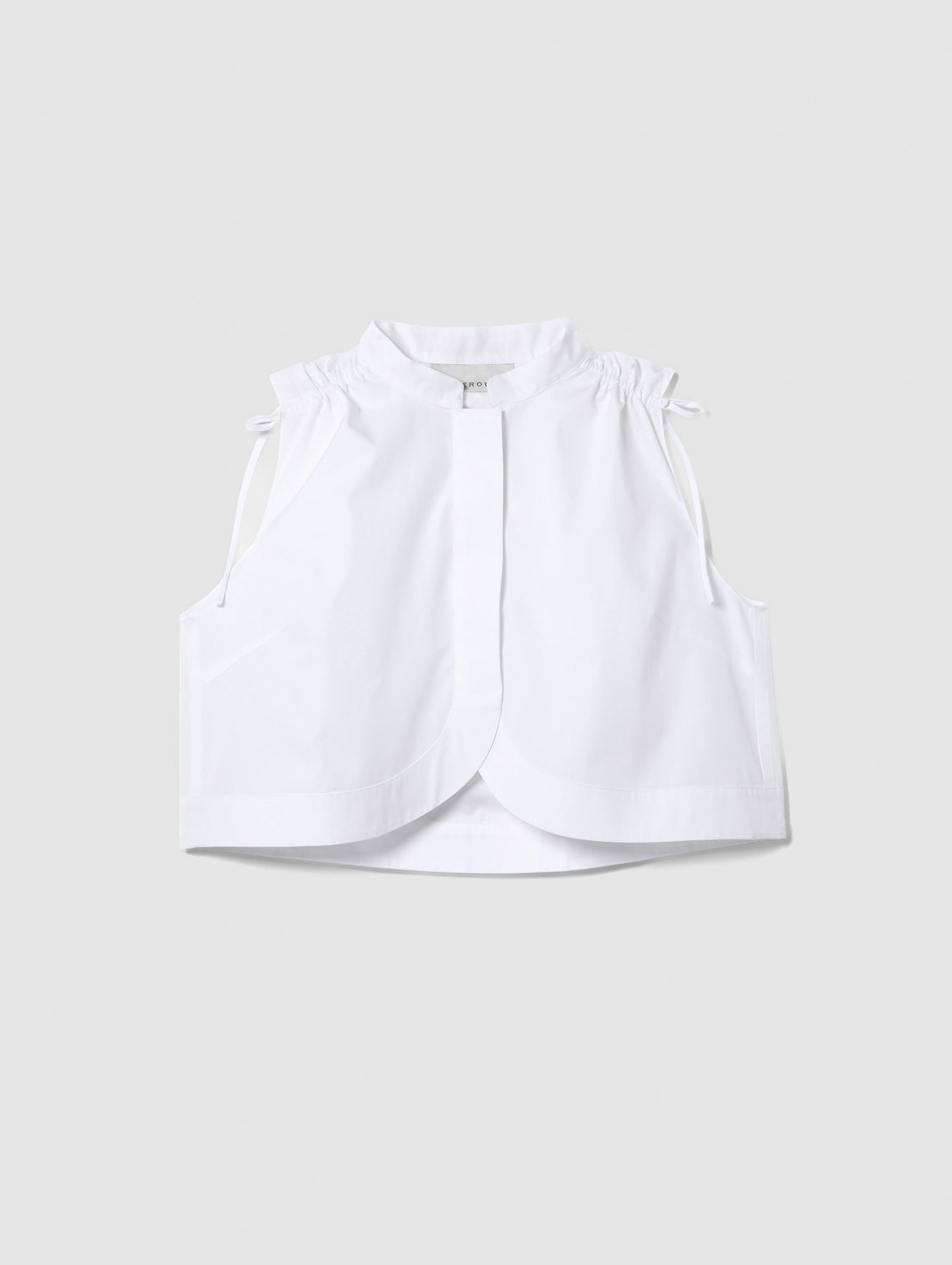 MAYA CROPPED COTTON SHIRT