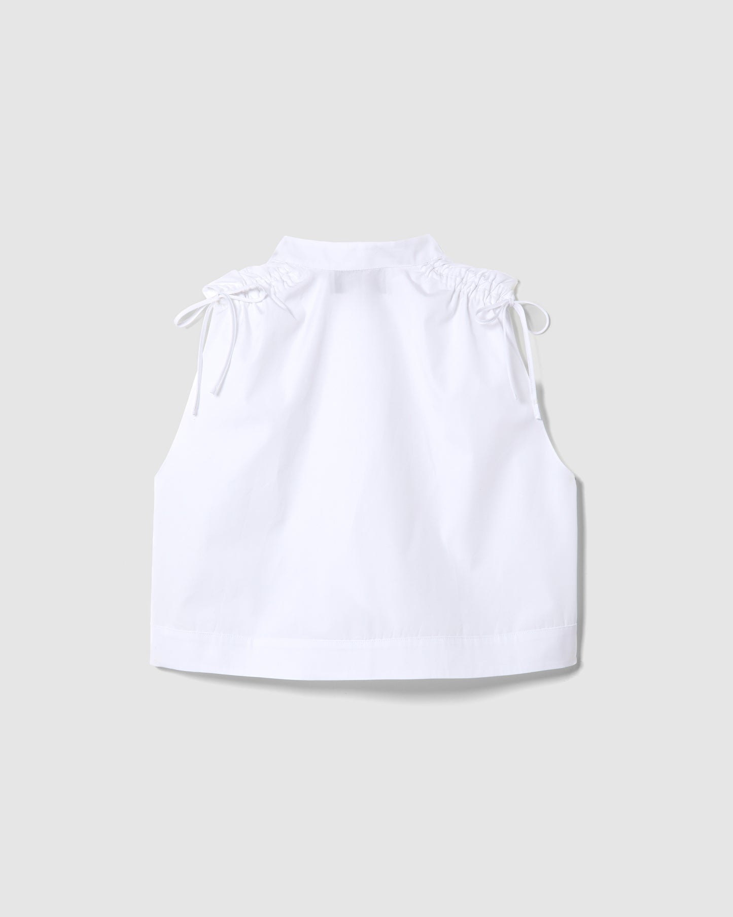 MAYA CROPPED COTTON SHIRT