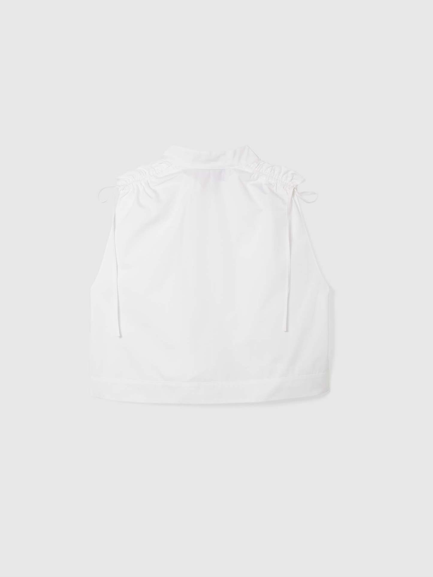 MAYA CROPPED COTTON SHIRT