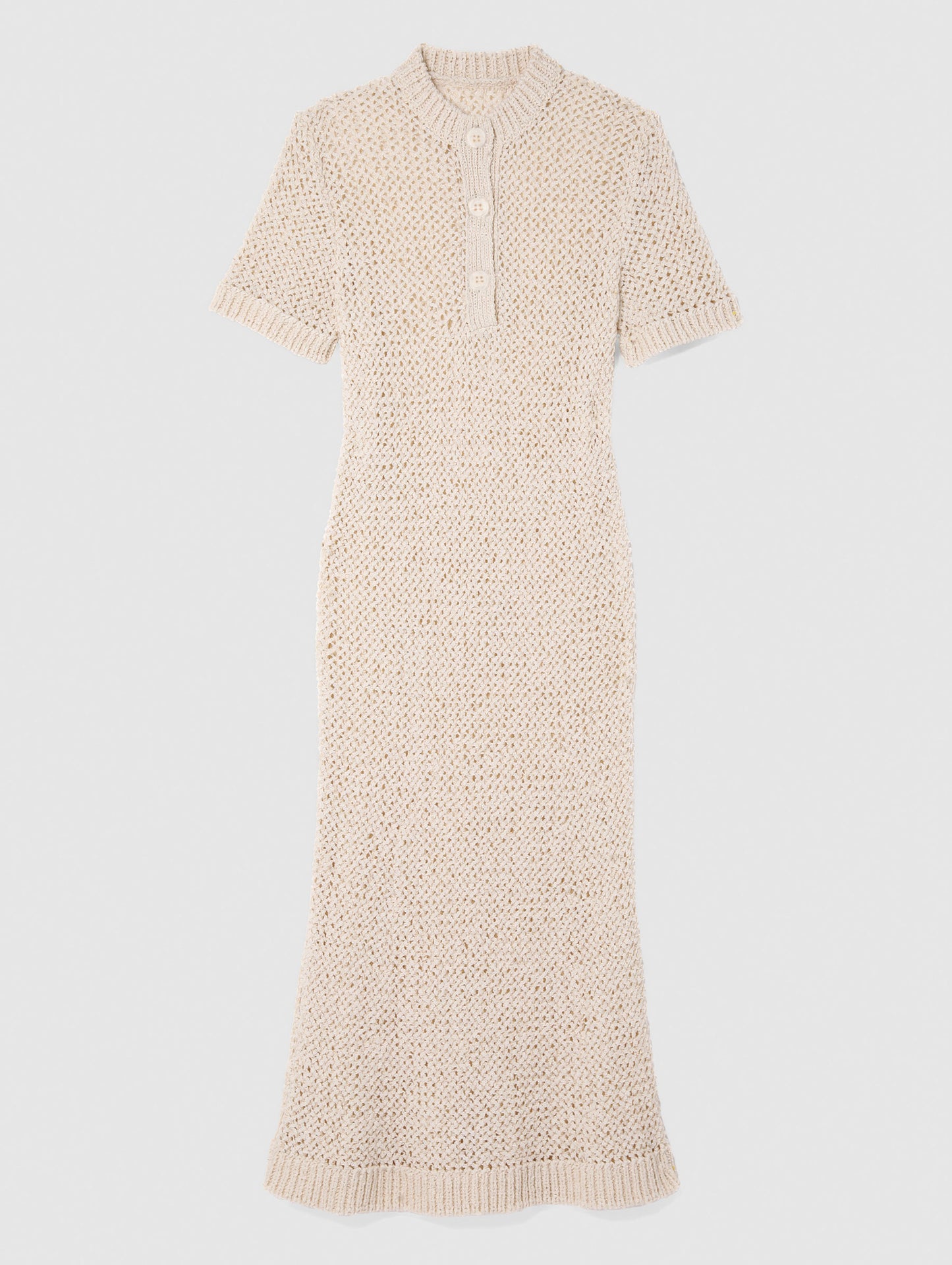 OLLIE OPEN-KNIT DRESS