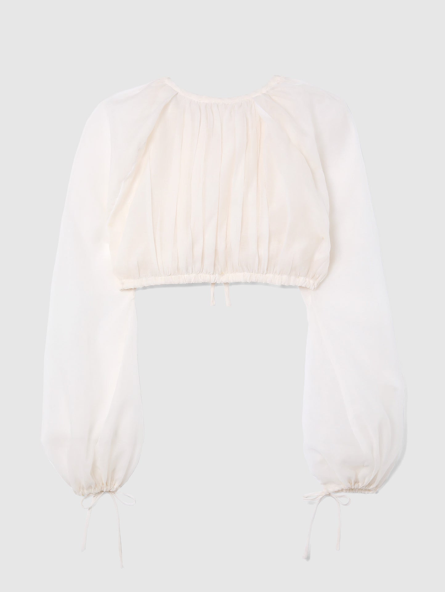 ZINA FEATHER ORGANZA TOP