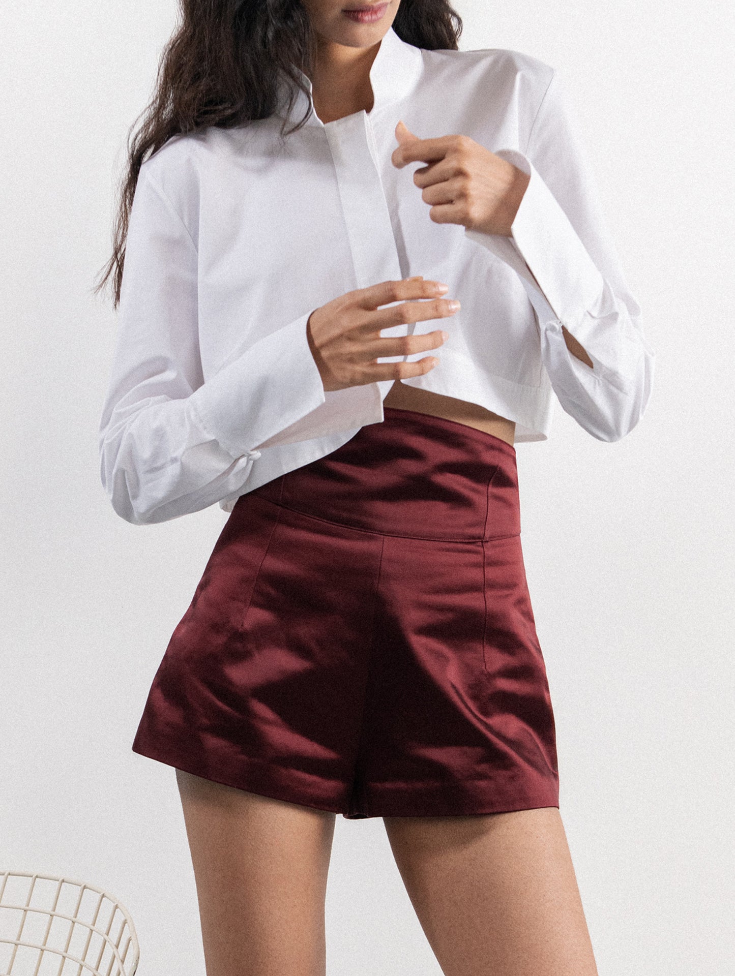 HIGH-WAISTED VERDIE SHORTS