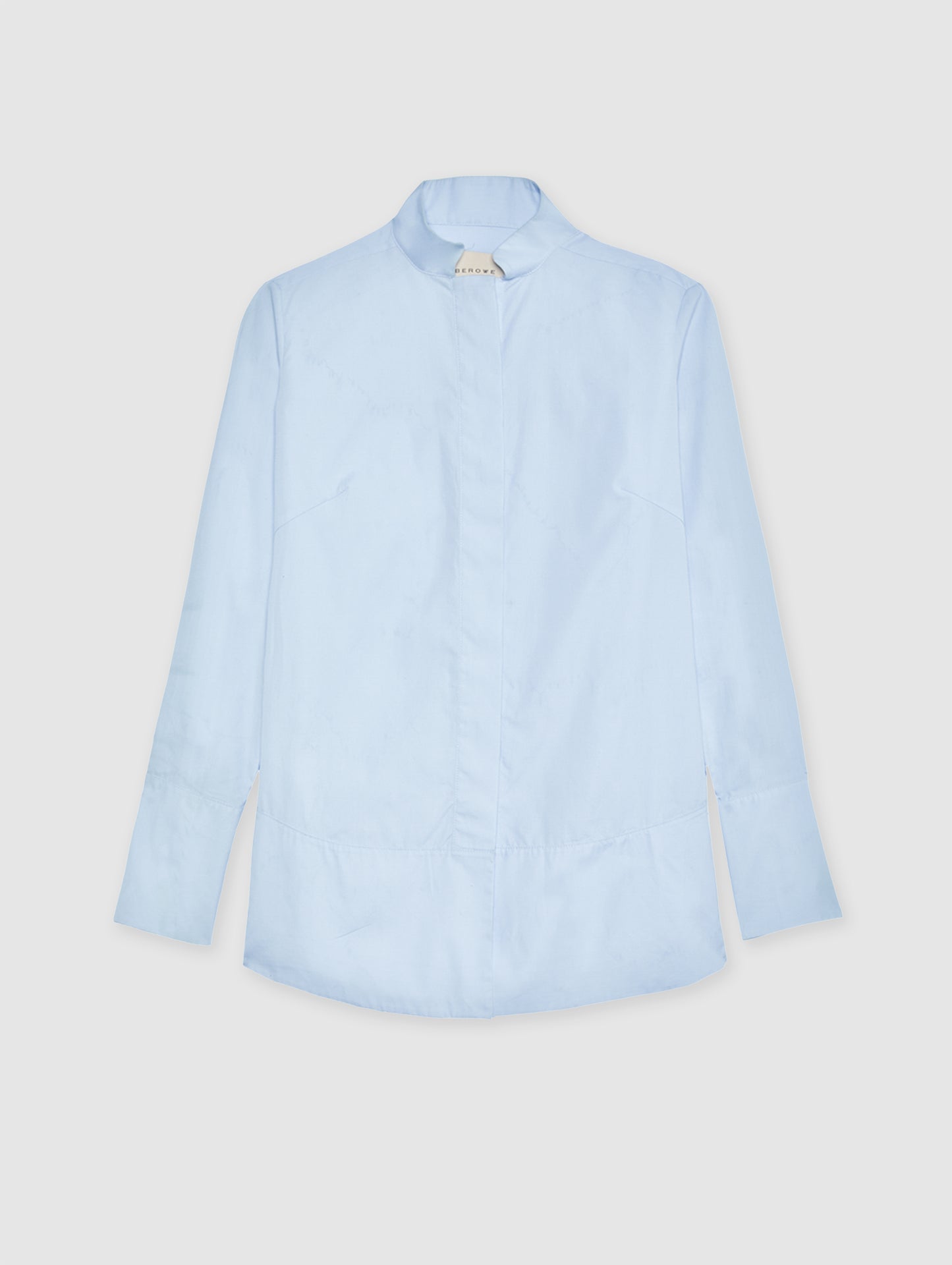 PALE BLUE NEHRU SIGNATURE SHIRT