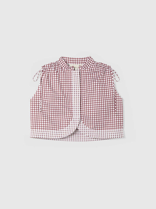 MAYA CROPPED CHECK SHIRT