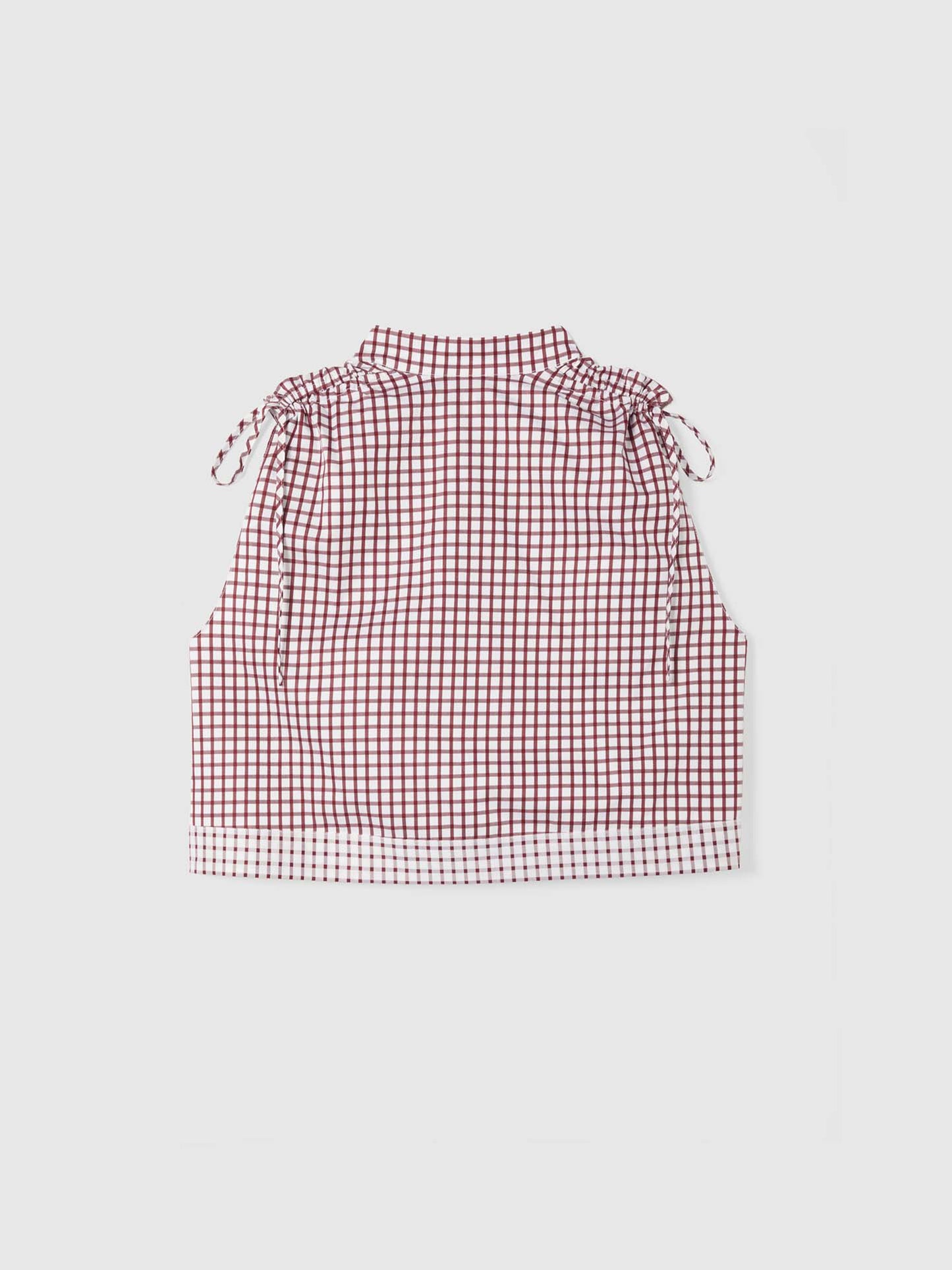 MAYA CROPPED CHECK SHIRT