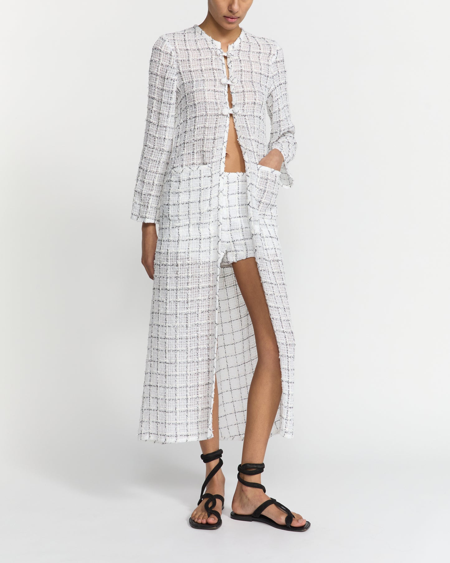 AGATHA TWEED LONG COAT