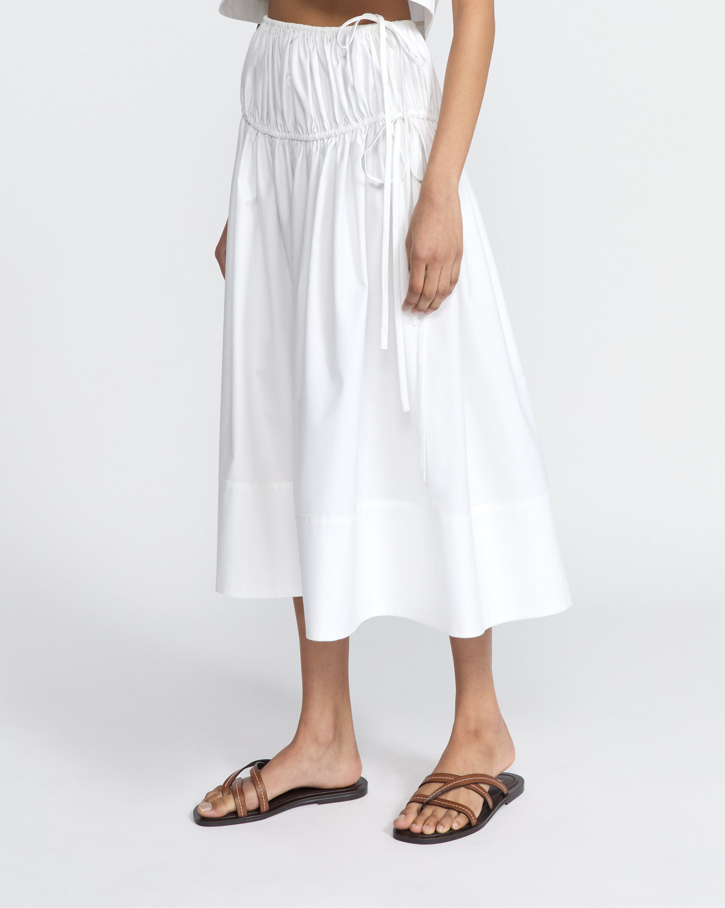 EVE SKIRT WHITE COTTON