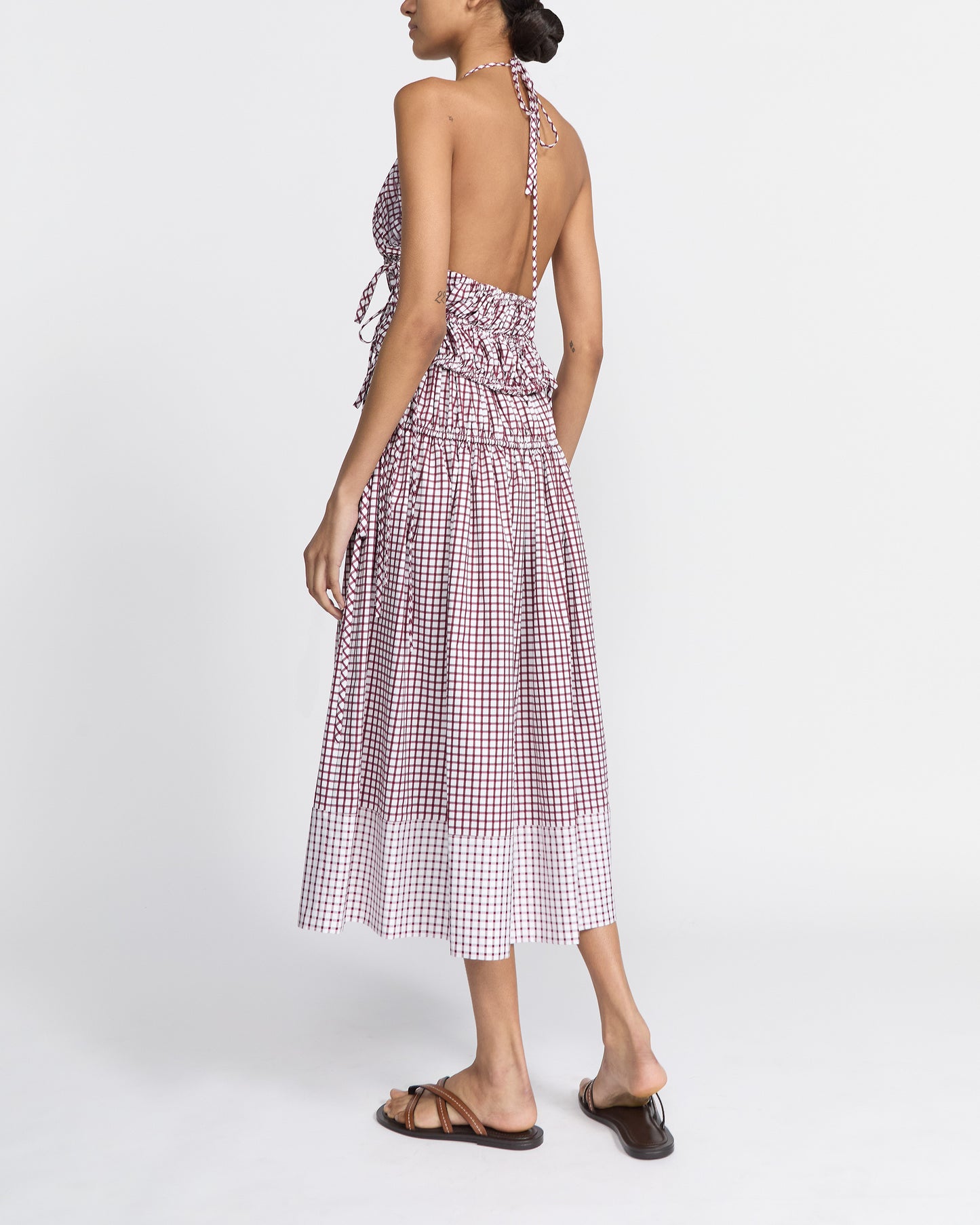 EVE TIE SKIRT CHECK