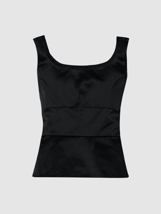 BLACK BODICE TOP