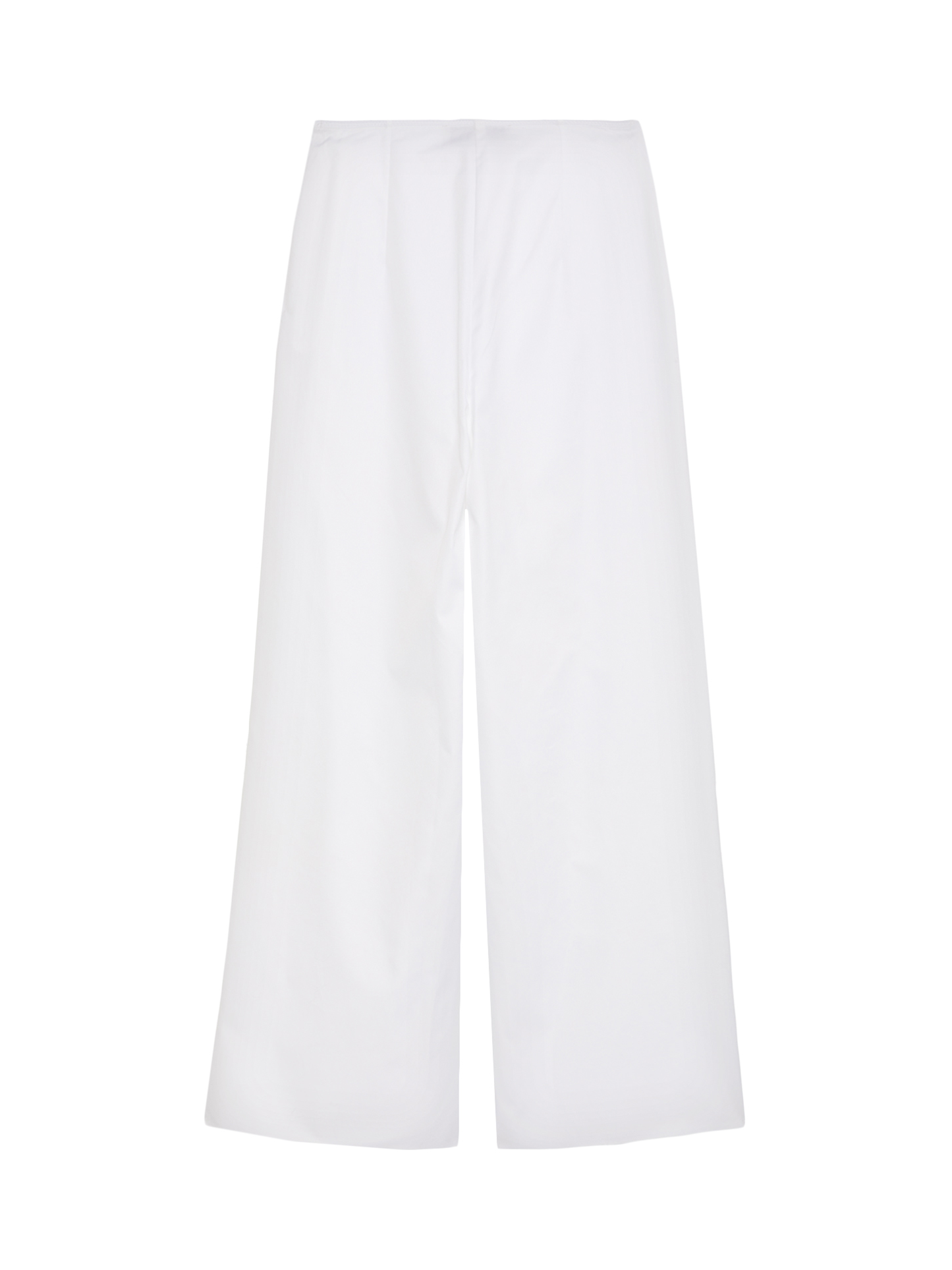 WHITE PAJAMA TROUSERS