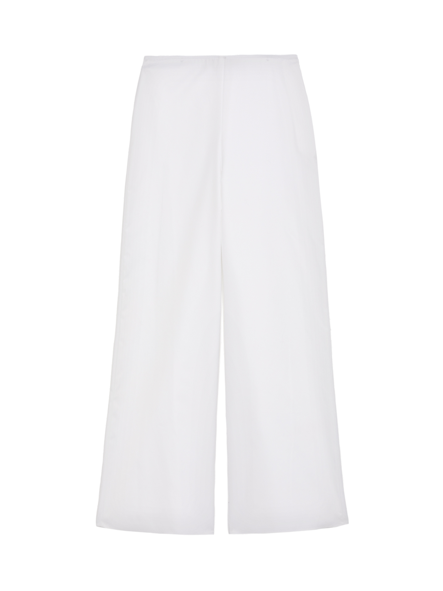 WHITE PAJAMA TROUSERS