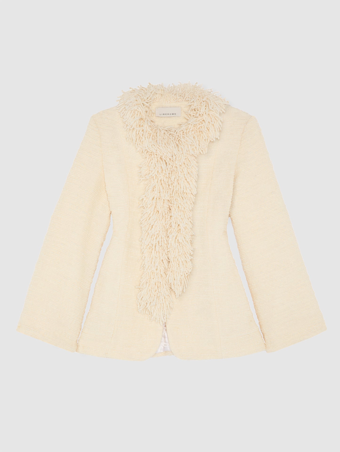 FRINGE TRADER JACKET IN VANILLA CREAM