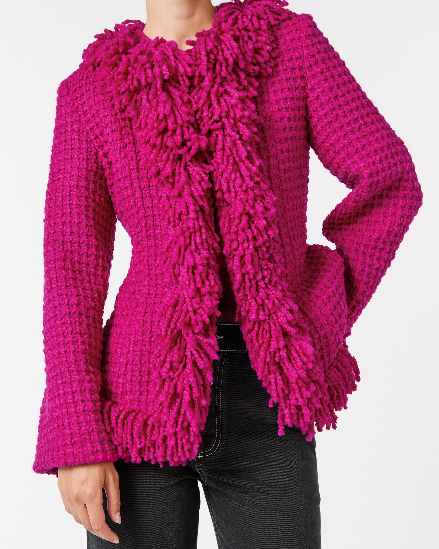 FUCHSIA BANKER JACKET