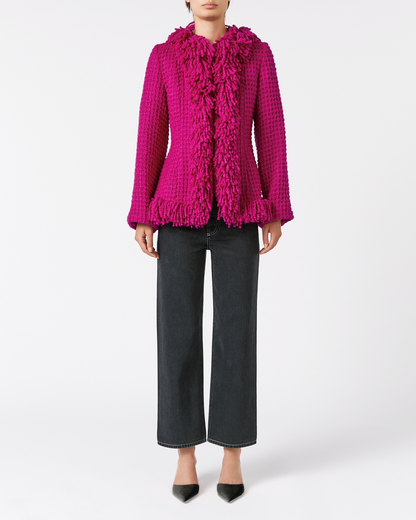 FUCHSIA BANKER JACKET