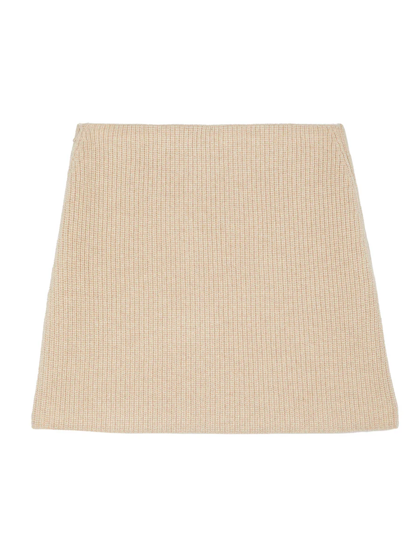 BEIGE MATHILDE KNITTED SKIRT