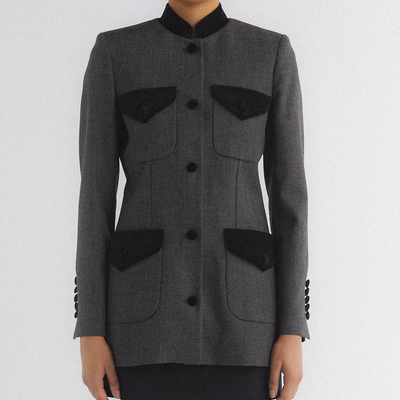 GREY RAJA SIGNATURE JACKET