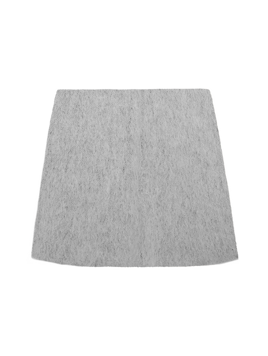 VERA MINI SKIRT IN FLUFFY JERSEY