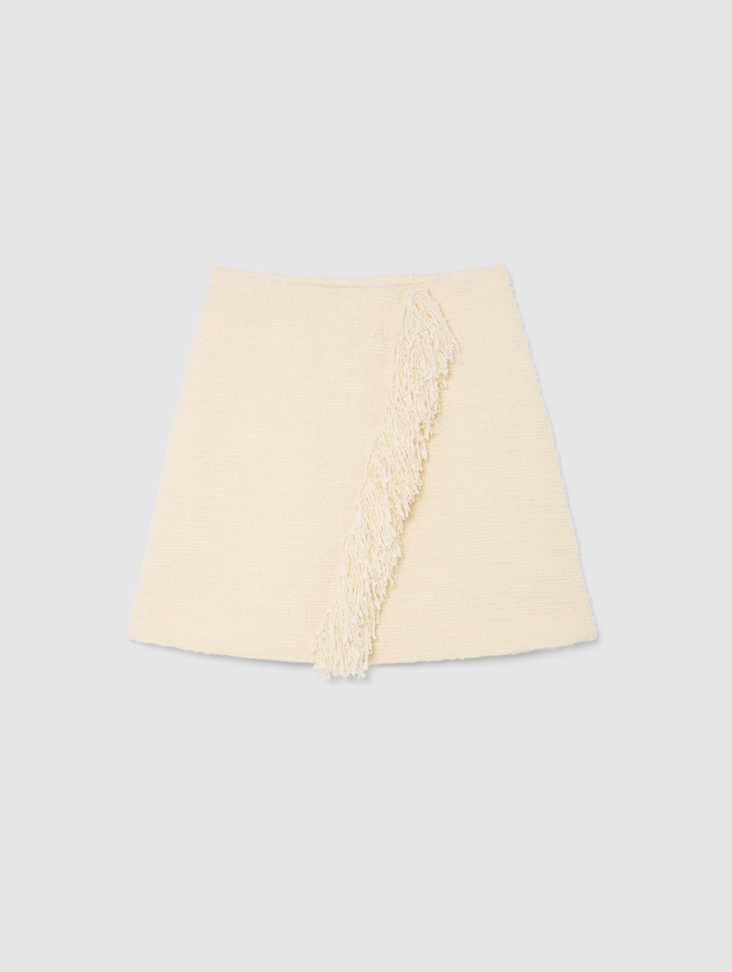 PRE-ORDER/ VANILLA FRINGE MINI SKIRT